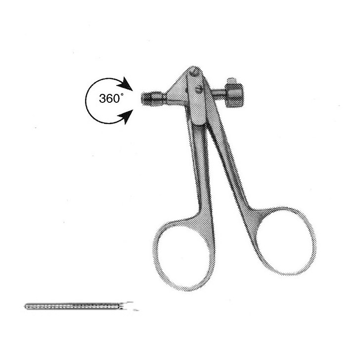 DE BAKEY ATROMAT BAĞIRSAK KLEMP ÇAP  5 MM